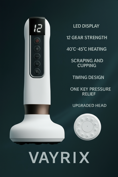 VAYRIX Deep Revive – Intelligent Heated Cupping Massager