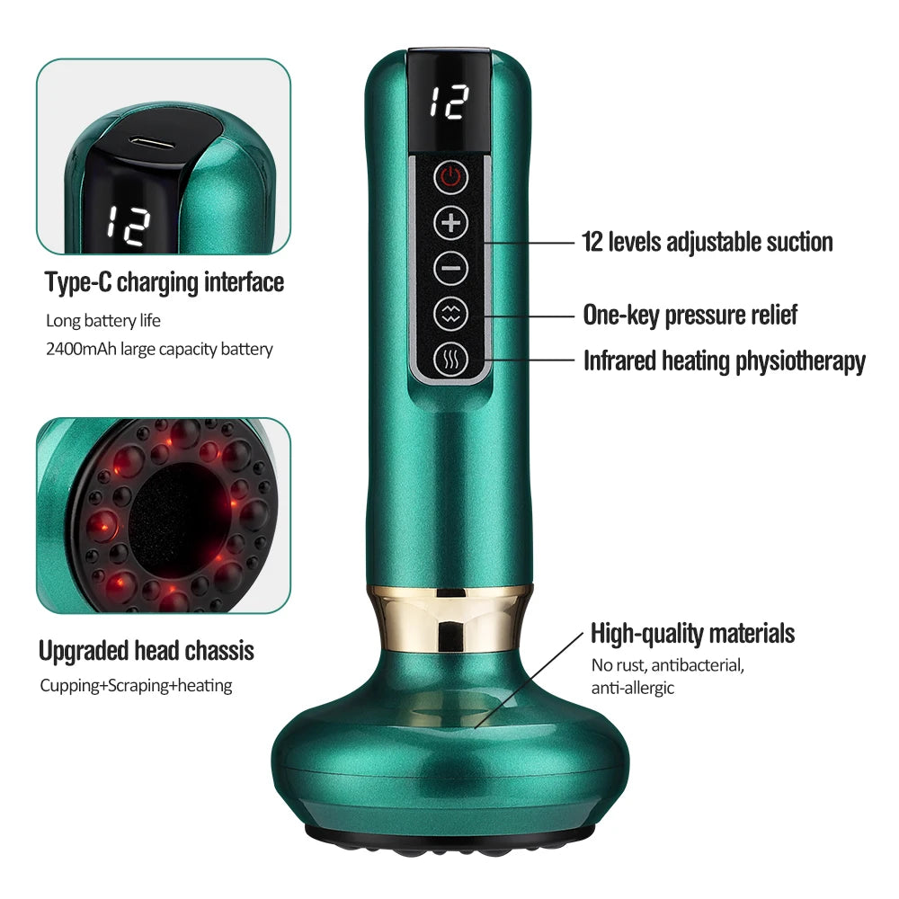 VAYRIX Deep Revive – Intelligent Heated Cupping Massager