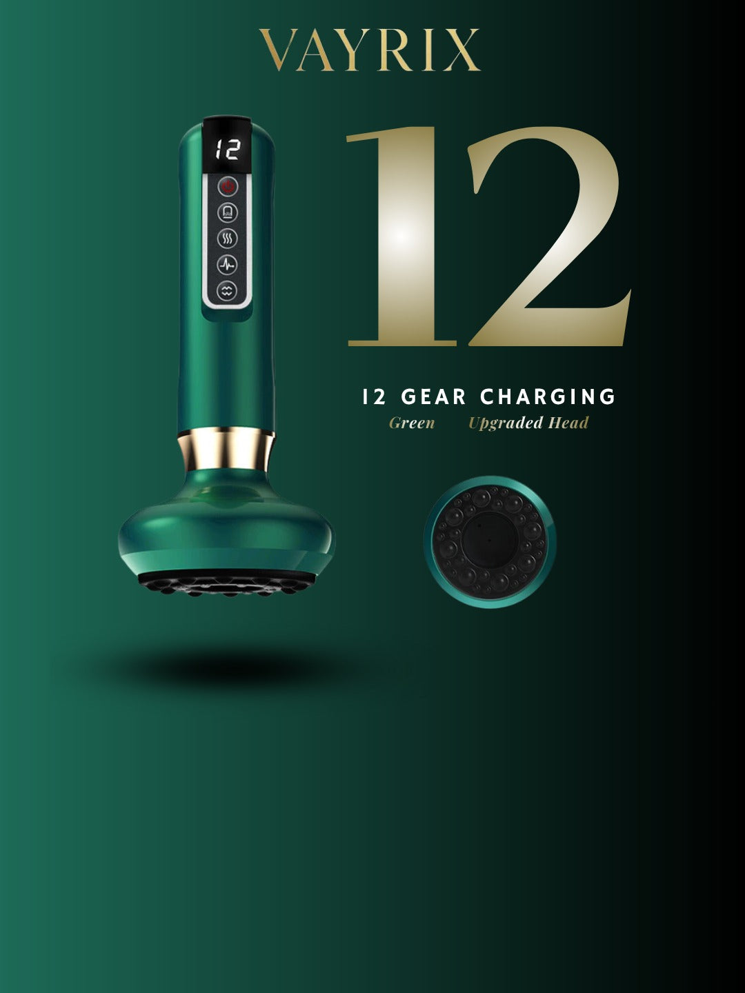 VAYRIX Deep Revive – Intelligent Heated Cupping Massager