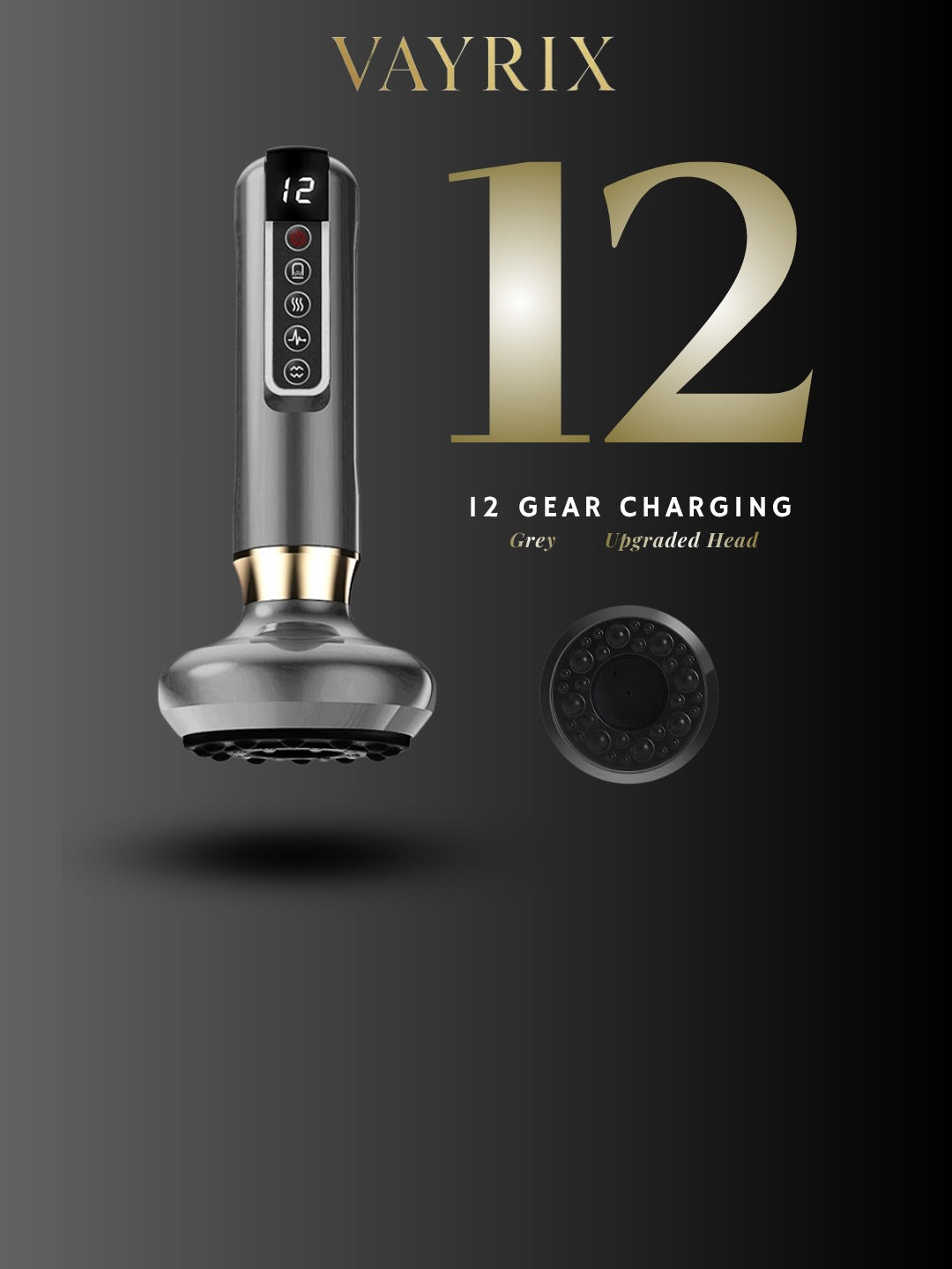 VAYRIX Deep Revive – Intelligent Heated Cupping Massager