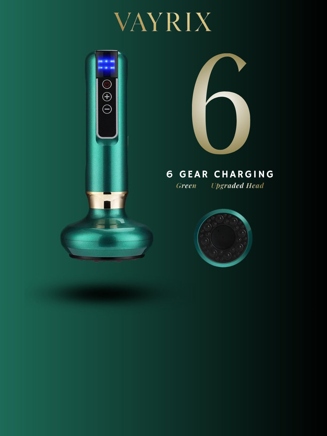 VAYRIX Deep Revive – Intelligent Heated Cupping Massager